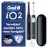 Oral-B iO 2 Zwart & Groen Duo Elektrische Tandenborstels