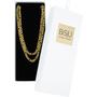 BiSjU Jewellery Ketting met Rond Open Slot en Parel Gold Plated - SS