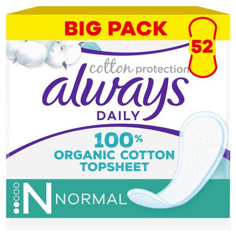 Always Inlegkruisjes Bio Cotton Normal Big Pack