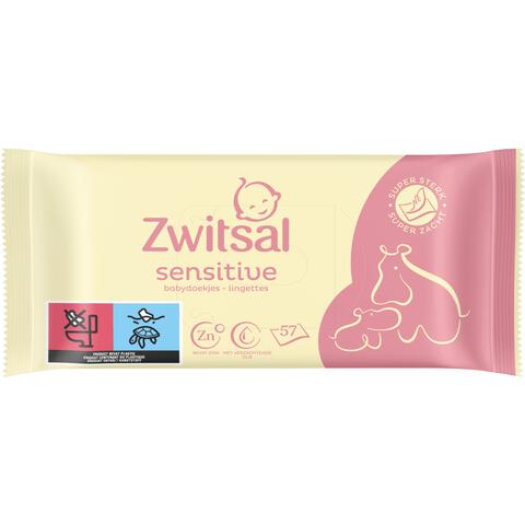 Zwitsal Baby Sensitive Billendoekjes 57 stuks