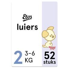 Etos Woezel & Pip Luiers Mini Maat 2 3-6 kg 52 stuks