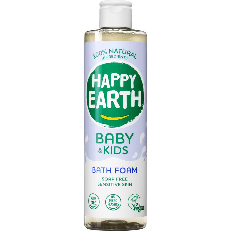 Happy Earth 100% Natuurlijke Baby & Kids Zeepvrije Badschuim 100 ML