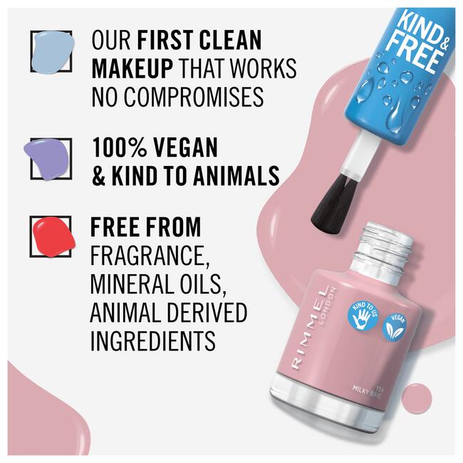 Rimmel London KIND & FREE Vegan Nagellak 154 Milky Bare