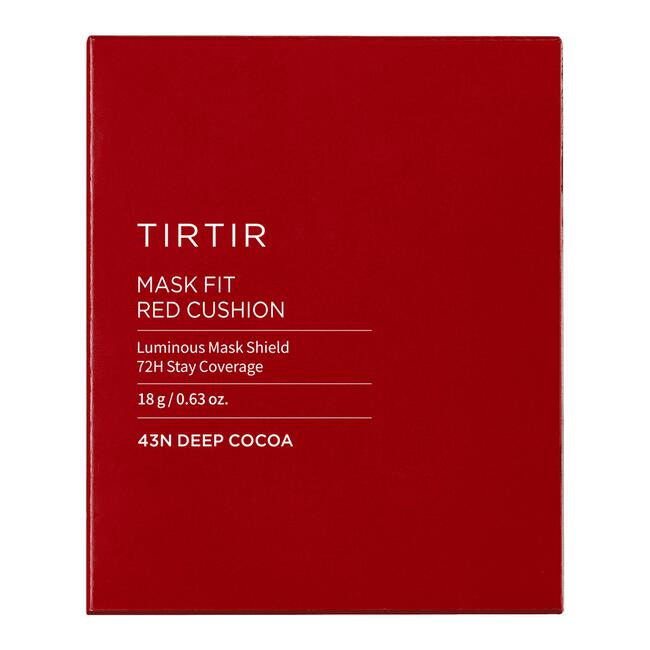 Tirtir Mask Fit Red Cushion Foundation 43N Deep Cocoa 