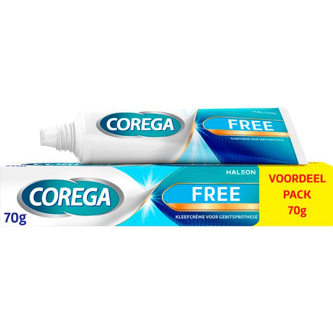 Corega Free Kleefcreme Kunstgebitten - 70 GR