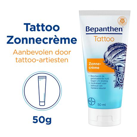 Bepanthen Tattoo Zonnecreme SPF50 50 ML