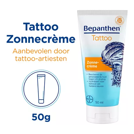 Bepanthen Tattoo Zonnecreme SPF50 50 ML