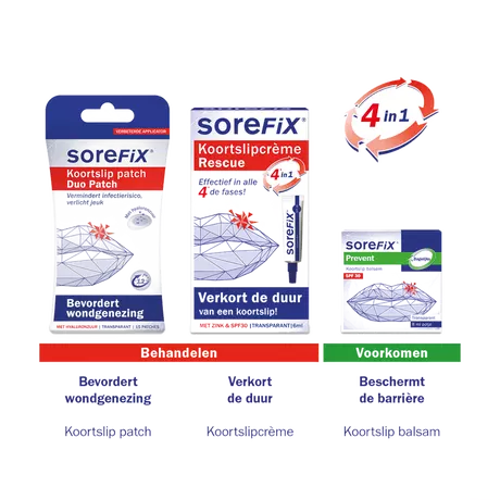 SoreFix Duo Patch voor Koortslip behandeling 15 stuks