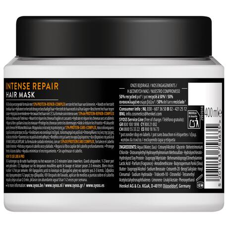 Syoss Intense Repair Haarmasker 400 ML