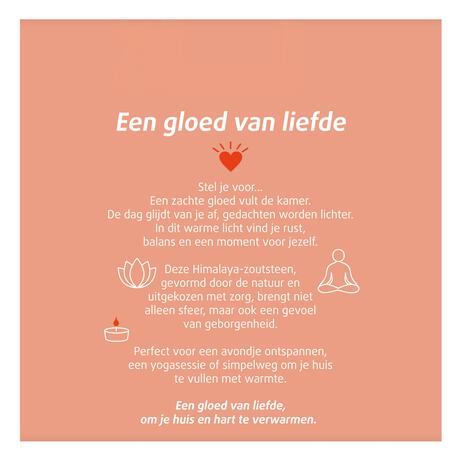 Lucovitaal Puur Himalaya Zoutsteen Waxinelicht