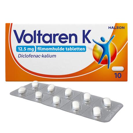 Voltaren K 12,5 MG Pijnstiller Diclofenac-Kalium Tabletten 10 stuks