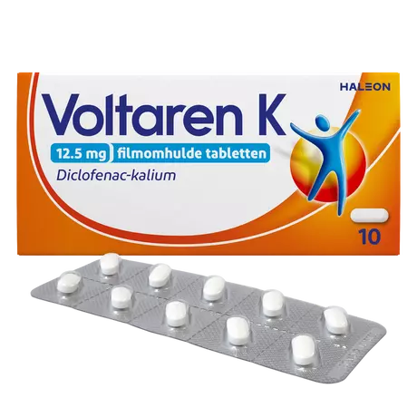 Voltaren K 12,5 MG Pijnstiller Diclofenac-Kalium Tabletten 10 stuks
