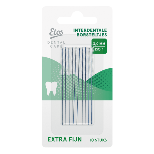 Etos Interdentale Ragers Extra Fijn 3,0 mm 10 stuks