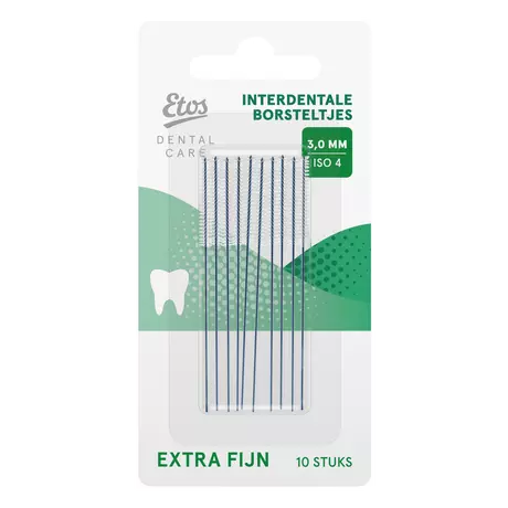 Etos Interdentale Ragers Extra Fijn 3,0 mm 10 stuks