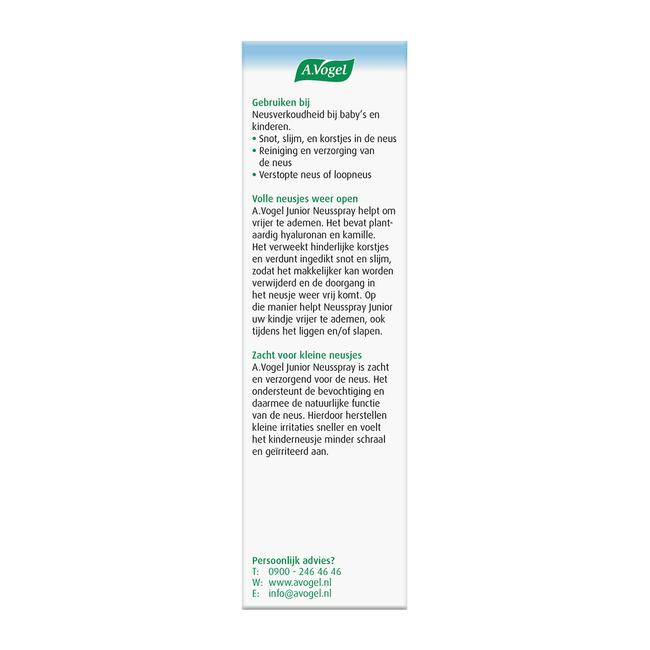 A.Vogel Neusspray Junior bij Verstopte Kinderneusjes Spray 15 ML