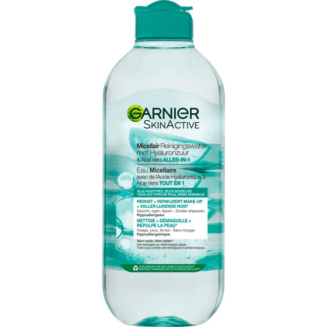Garnier SkinActive Micellair Reinigingswater met Hyaluronzuur & Aloë Vera 400 ML