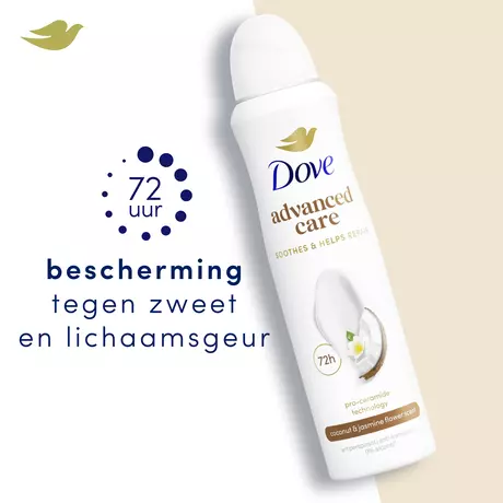 Dove Advanced Care Coconut & Jasmine Flower Anti-Transpirant Deodorant Spray 150 ML