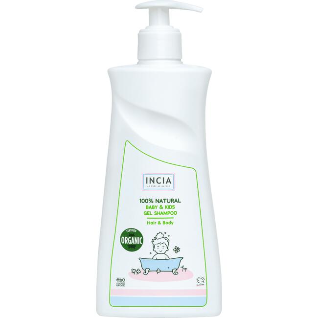 INCIA-Natuurlijke Kinder Shampoo - Zonder Sulfaten en Parabenen 350ML