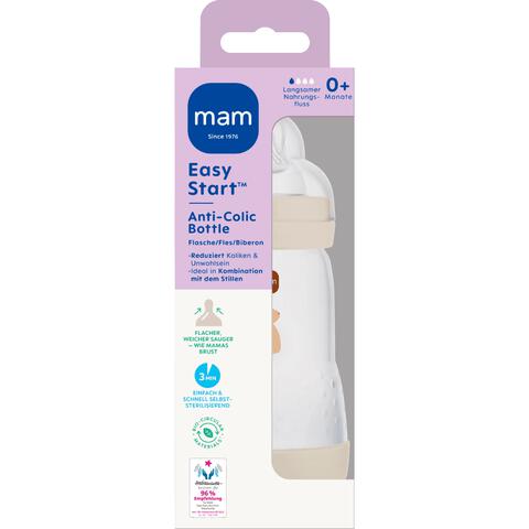 MAM Baby Easy Start Anti-Collic Babyfles Uni 260 ML