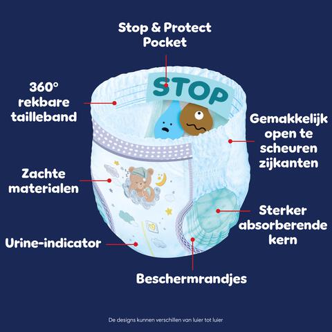 Pampers Baby Dry Night Pants Voordeelbox Luierbroekjes Maat 4 9-15 KG 104 stuks