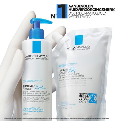 La Roche-Posay Lipikar Syndet AP+ Navulling 400ML