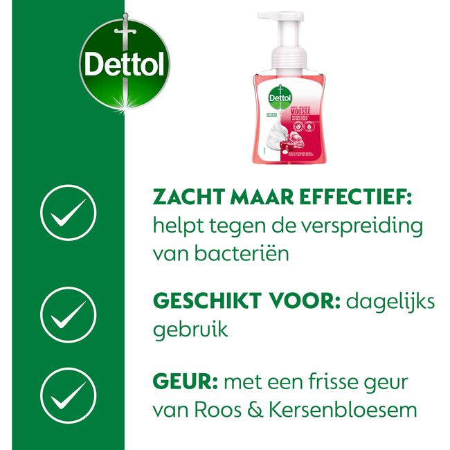 Dettol Foam Rose Cherry Handzeep 250 ML