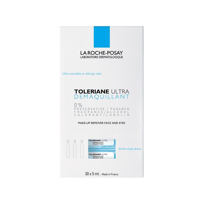La Roche-Posay Toleriane Oogreinigingsampullen Gevoelige Ogen 150 ML