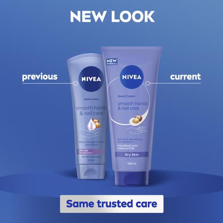 NIVEA Smooth Hands & Nail Care Handcrème 100 ML