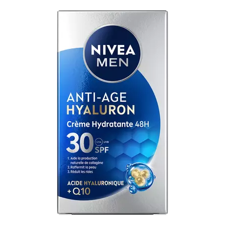 NIVEA MEN Q10 Anti-Age Hyaluron Gezichtscrème SPF30 50 ML
