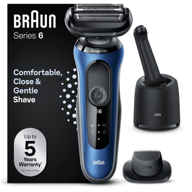 Braun Elektrisch Scheerapparaat Series 6 met SensoFlex Kop 61-B7200cc