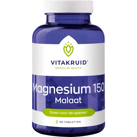 Vitakruid Magnesium 150 Malaat Tabletten 90 stuks