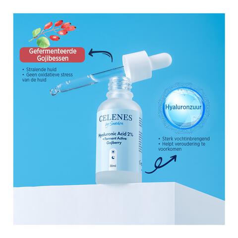 Celenes by Sweden Hyaluronic Acid 2% + Goijberry 30 ML