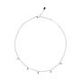 BiSjU Jewellery Ketting Met Vlinders Silver Plated
