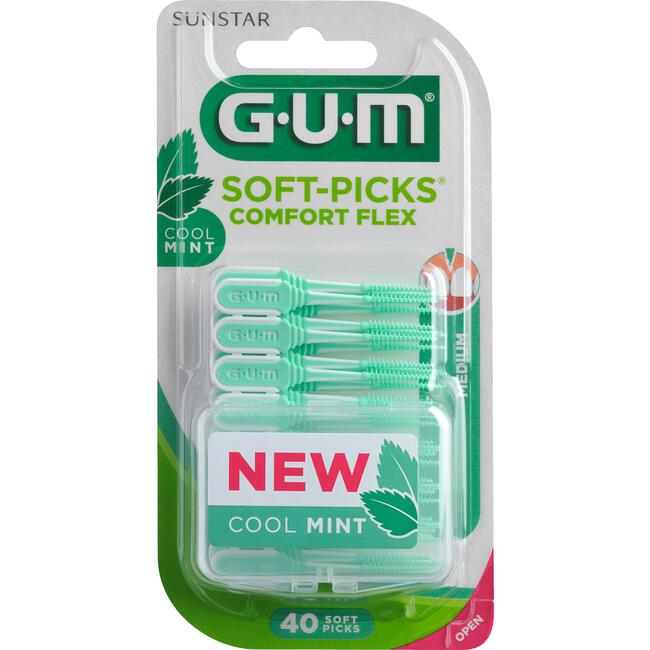GUM Soft-Picks Comfort Flex mint