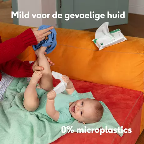 Naïf Plasticvrije Water Billendoekjes 16x54 stuks