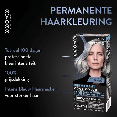 Syoss Haarverf 12-59 Cool Platinum Blond