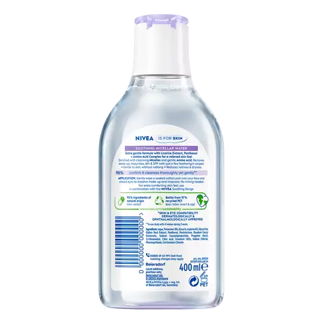 NIVEA Soothing Micellair Water Gevoelige huid 400 ML