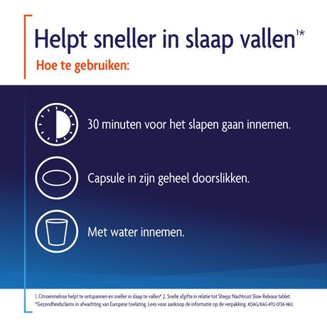 Shiepz helpt in slaap vallen liquid cap 30ST