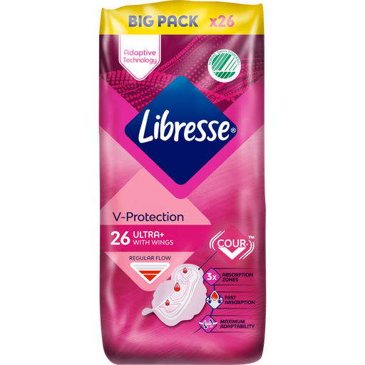 Libresse Ultra Regular Maandverband Big Pack 26 stuks