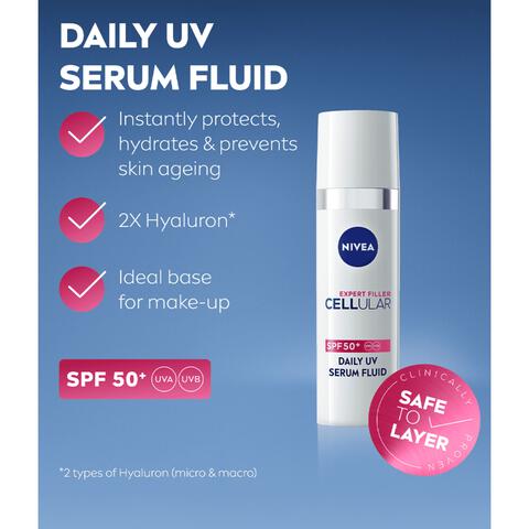 NIVEA Cellular Expert Filler Hyaluron Daily Fluid SPF50 30ml