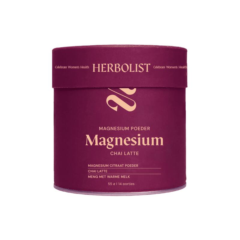 Herbolist Magnesium Poeder Beauty Chai Latte 55 gram