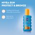 NIVEA SUN Zonnebrand Protect & Bronze Zonnespray SPF30 200 ML
