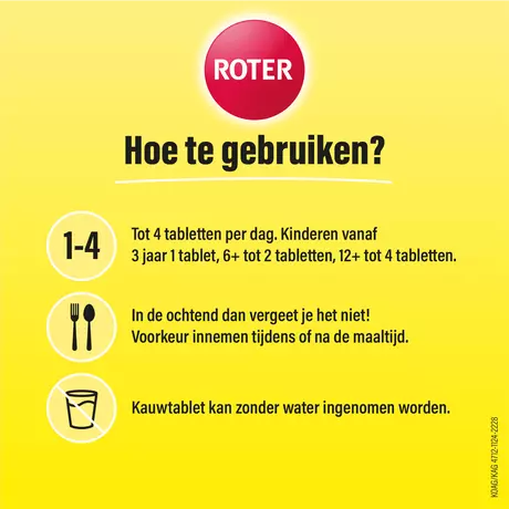 Roter Vitamine C Suikervrij Tabletten 300 stuks