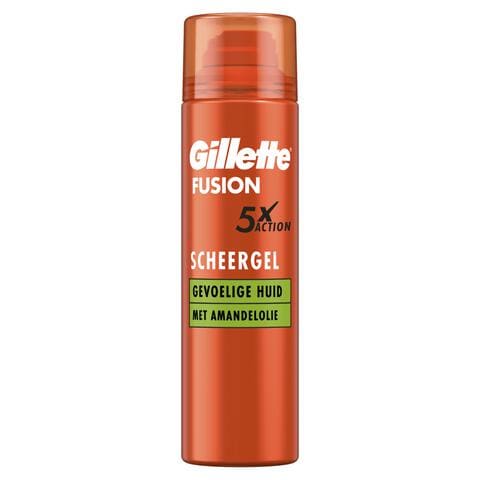 Gillette Fusion Scheergel Gevoelige Huid 200 ML