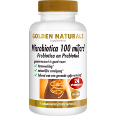 Golden Naturals Microbiotica 100 Miljard Capsules 14 stuks