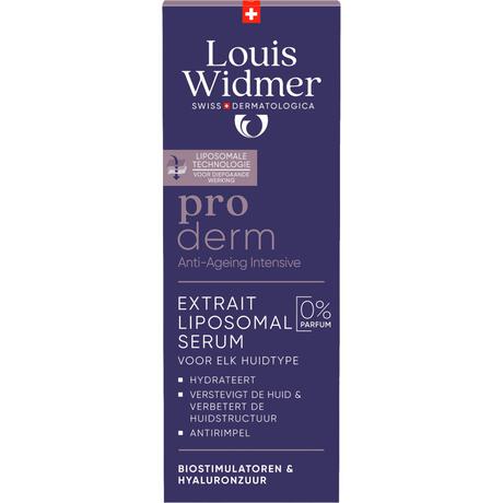 Louis Widmer Proderm Extrait Liposomal Serum Zonder Parfum 30 ML
