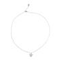 BiSjU Jewellery Ketting met Locked Eye Silver Plated - SS