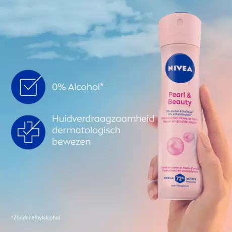 NIVEA&nbsp;Pearl&nbsp;&&nbsp;Beauty Anti-Transpirant Deodorant Spray Mini 35 ML