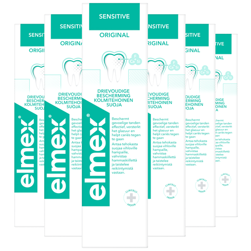 Elmex Sensitive Original Tandpasta 75 ML Multipack 6 stuks