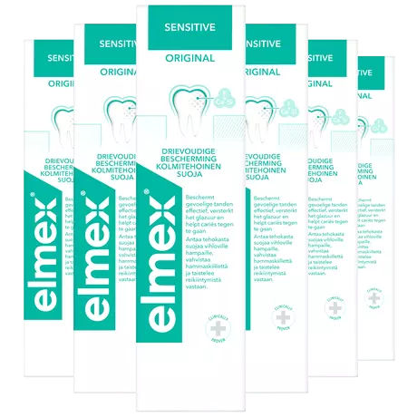 Elmex Sensitive Original Tandpasta 75 ML Multipack 6 stuks